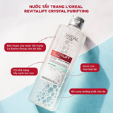 Nước Tẩy Trang Dành Cho Da Thường, Da Khô, Da Nhạy Cảm Và Da Make Up Đậm L'ORÉAL PARIS Micellar Water 3IN1 Refreshing Even For Sensitive Skin 250ml