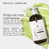 Bộ gội xả gừng detox hỗ trợ mọc tóc ngăn ngừa lão hóa da đầu Weilaiya Luxury 420ml x 200ml