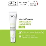 Kem dưỡng kiềm dầu, giảm mụn SVR SEBIACLEAR MAT+PORES 40ml
