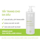Nước tẩy trang làm sạch sâu cho da dầu mụn SVR Sebiaclear Eau Micellaire 400ml