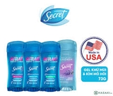 Gel ngăn tiết mồ hôi và khử mùi suốt 48 giờ Secret 73g