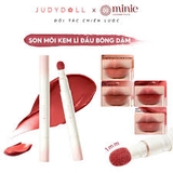 Son kem lì đầu bông dặm JudyDoll Powder Lip Cream