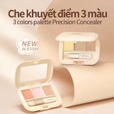 Bảng kem che khuyết điểm 3 màu Judydoll Three-Shades Concealer Palette