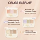 Bảng kem che khuyết điểm 3 màu Judydoll Three-Shades Concealer Palette