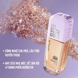Kem nền bắt sáng đa chiều Maybelline New York Super Stay 35ml