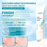 Kem Chống Nắng Phổ Rộng Kiềm Dầu Dành Cho Mọi Loại Da TIAM Invisible Daily Sun Care Cream SPF 50+ PA++++ 50ml