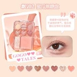 Bảng Phấn Mắt Và Má 8 Ô Gogo Tales Stick Sweet Heart Powder Blusher Eyeshadow Palette G01 9.5g