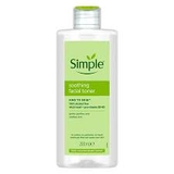 Nước Hoa Hồng Simple Làm Dịu Da & Cấp Ẩm 200ml Kind to Skin Soothing Facial Toner