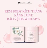 Kem Body Dưỡng Trắng Da Weilaiya White Tone-up Body Cream SPF30++++