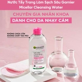Nước Tẩy Trang Làm Sạch Sâu Garnier Micellar Cleansing Water