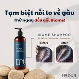 Dầu gội giảm gàu ngứa và ngăn tiết dầu trên da đầu Epunol Biome