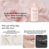 Kem dưỡng trắng da body hoa hồng WEILAIYA Natural Whitening Fragrance 200ml