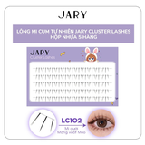 Lông mi cụm tự nhiên hộp 5 hàng Jary Cluster Lashes