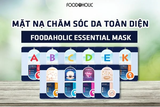 Combo 10 miếng mặt nạ giấy dưỡng da Foodaholic Essential Mask