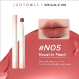 Son kem lì đầu bông dặm JudyDoll Powder Lip Cream