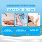 Muối tẩy tế bào chết body dưỡng trắng và trẻ hóa da Scentio Milk Plus Brightening Salt Scrub 300g