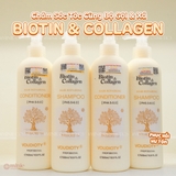 Bộ Gội Xả BIOTIN & COLLAGEN Phiên Bản 500ml