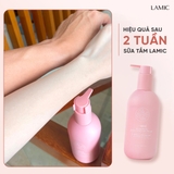 Sữa Tắm Nâng Tone Dưỡng Ẩm Dưỡng Trắng Da Lamic In Shower Tone Up Body Cream 250ml