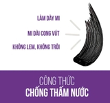 Mascara Uốn Mi, Làm Dài Và Dày Mi Tức Thì Maybelline The Falsies Lash Lift Waterproof - Very Black 8.6ml