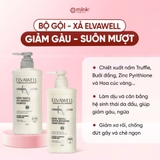 Bộ gội xả giảm gàu giảm rụng tóc và phục hồi hư tổn ELVAWELL