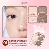 Bảng phấn bắt sáng tạo khối 4 ô Judydoll Highlight & Contour 9g
