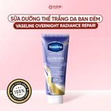 Mặt Nạ Dưỡng Thể Căng Mướt Vaseline Gluta-Hya Serum Burst Lotion Overnight Radiance Repair 330ml