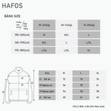 ÁO KHOÁC DÙ WRINKLED HAFOS