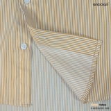 Áo sơ mi Sadoga Classic kẻ sọc vàng S08