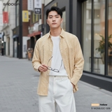 Áo sơ mi Sadoga Classic kẻ sọc vàng S08