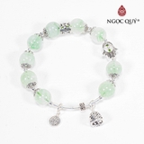 Vòng tay đá Thạch anh tự nhiên phối charm - Mẫu VC0840 - Ngọc Quý