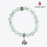 Vòng tay đá Thạch anh tự nhiên phối charm - Mẫu VC0883 - Ngọc Quý