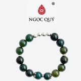 Vòng tay đá Chalcedony tự nhiên phối charm - Mẫu VC1062 - Ngọc Quý