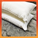 Ruột Gối Nằm Lông Vũ Microfiber Cao Cấp VUA GỐI Deluxe Pillow Gối Lông Vũ Nhân Tạo Êm Ái Kháng Khuẩn Chuẩn Khách Sạn