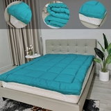 Topper Nệm Trải Sàn Lông Vũ Nhân Tạo Cao Cấp Mềm Mịn Mát Topper Nệm Đa Năng Bông Microfiber Chuẩn Khách Sạn