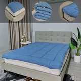 Topper Nệm Trải Sàn Lông Vũ Nhân Tạo Cao Cấp Mềm Mịn Mát Topper Nệm Đa Năng Bông Microfiber Chuẩn Khách Sạn