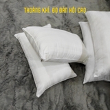 Ruột Gối Nằm Lông Vũ Microfiber Cao Cấp VUA GỐI Deluxe Pillow Gối Lông Vũ Nhân Tạo Êm Ái Kháng Khuẩn Chuẩn Khách Sạn