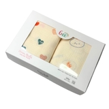 Set 2 khăn tắm xô musilin Gee cho bé