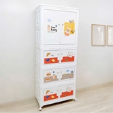 Tủ Honey 4 tầng Sasa họa tiết Gấu Thỏ