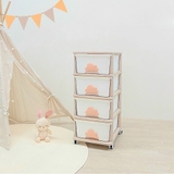 Kệ nhựa Yeya 4 tầng hình đám mây Sasa cho bé