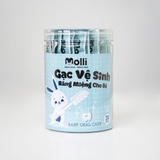 Gạc vệ sinh răng miệng Molli cho bé hộp 30 que