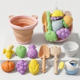 Đồ chơi xô xúc cát gấp gọn cho bé