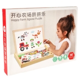 Bảng tranh ghép nam châm Happy Farm cho bé