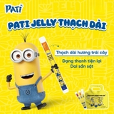 Thạch dài Pati Minions vị trái cây cho bé 3Y+ (136g)