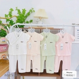 Bộ áo cộc quần dài kimono sơ sinh Maza Kids