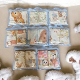 Set túi 2 khăn tắm xô viền họa tiết cổ tích cho bé