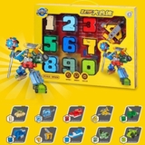 Hộp đồ chơi số biến hình Robot cho bé