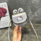 Túi xách Hello Kitty nắp nơ đeo chéo cho bé gái