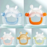 Gặm nướu silicon hình gấu kèm hộp cho bé