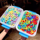 Dây chun vải cột tóc bé gái hộp vuông to