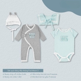 Set quà tặng đầy tháng Bubaby cho bé trai